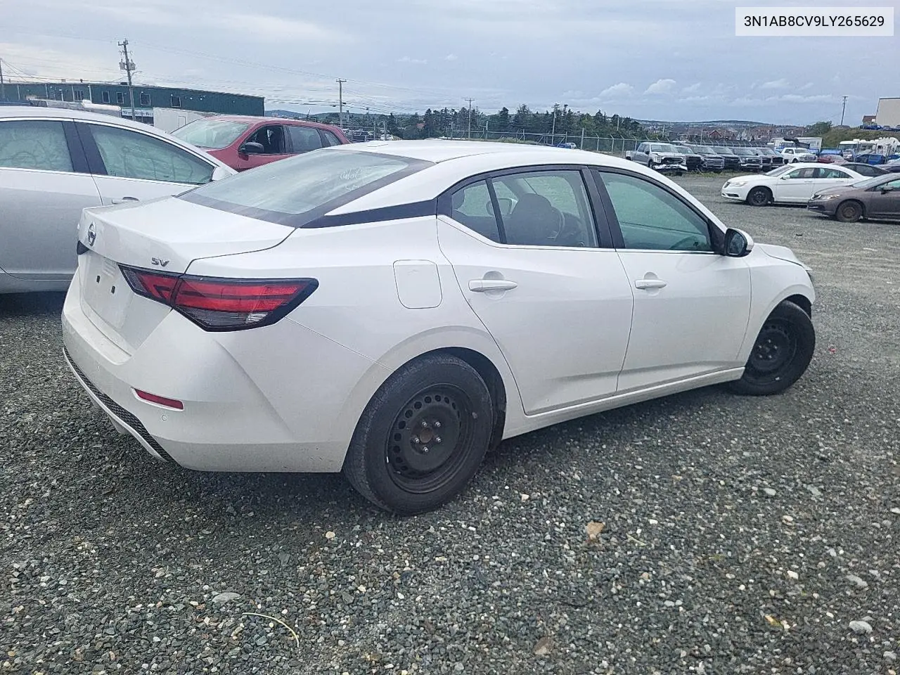 2020 Nissan Sentra Sv VIN: 3N1AB8CV9LY265629 Lot: 61812375