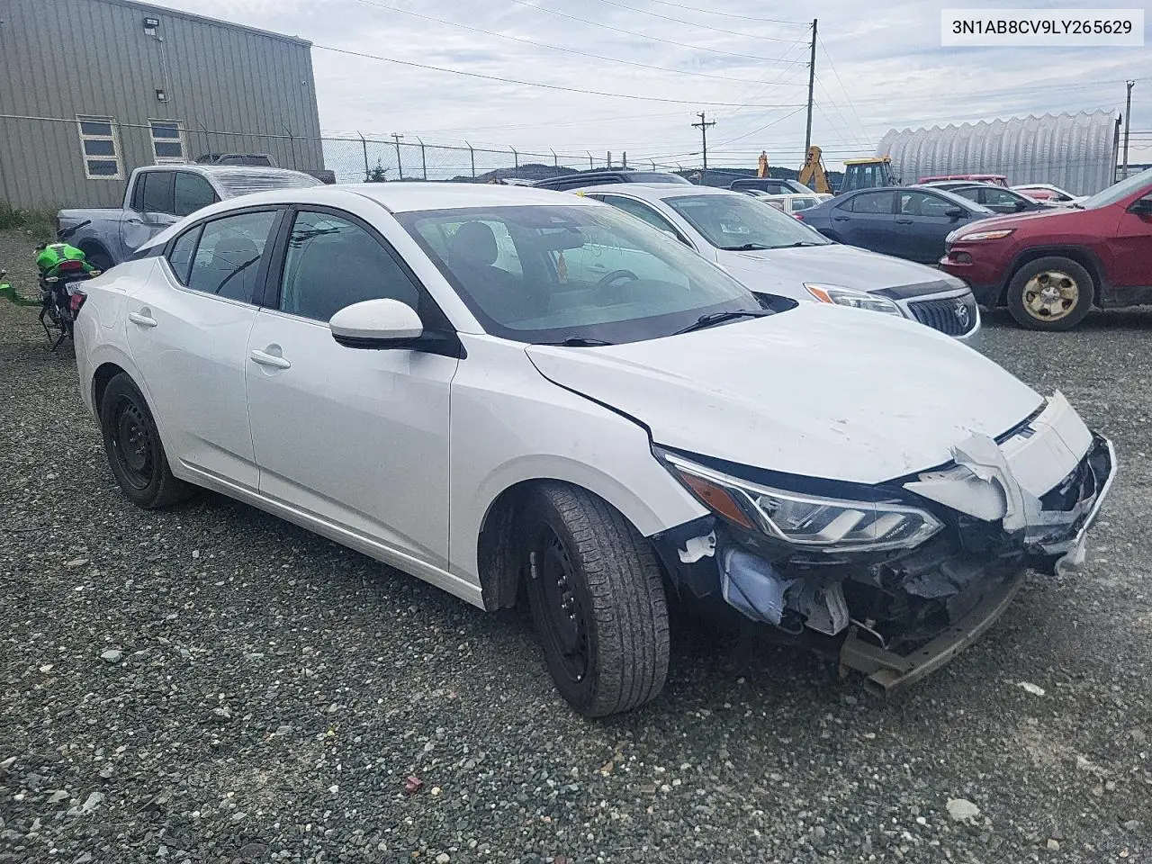 2020 Nissan Sentra Sv VIN: 3N1AB8CV9LY265629 Lot: 61812375