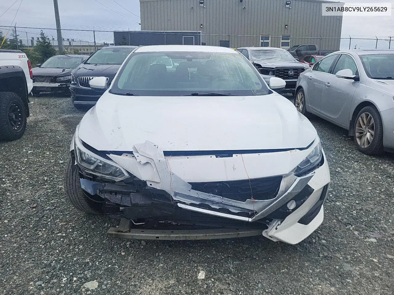 2020 Nissan Sentra Sv VIN: 3N1AB8CV9LY265629 Lot: 61812375