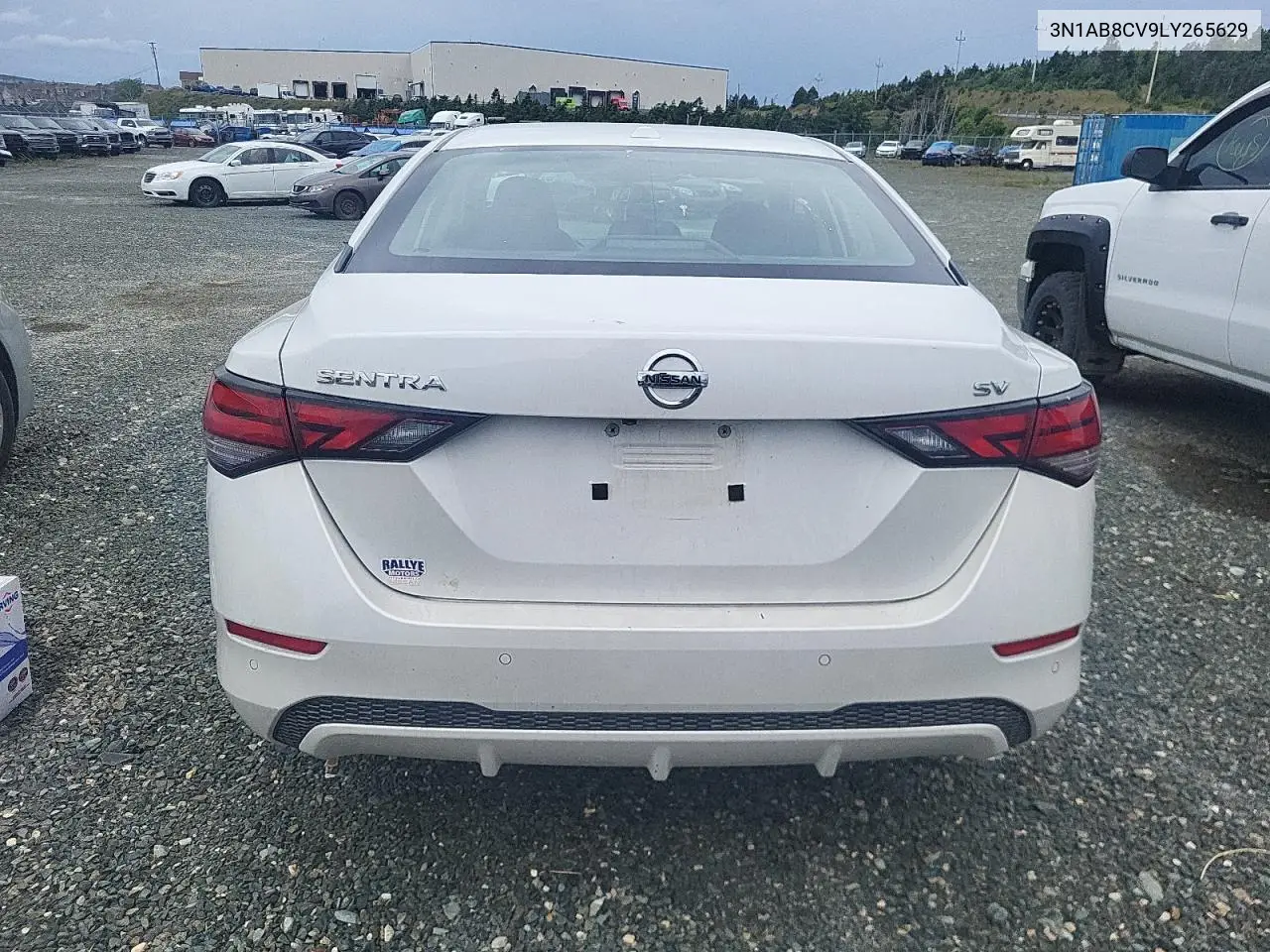 2020 Nissan Sentra Sv VIN: 3N1AB8CV9LY265629 Lot: 61812375