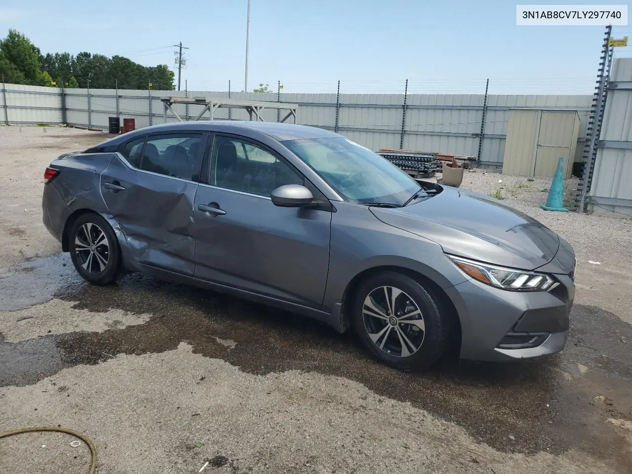 2020 Nissan Sentra Sv VIN: 3N1AB8CV7LY297740 Lot: 61919835