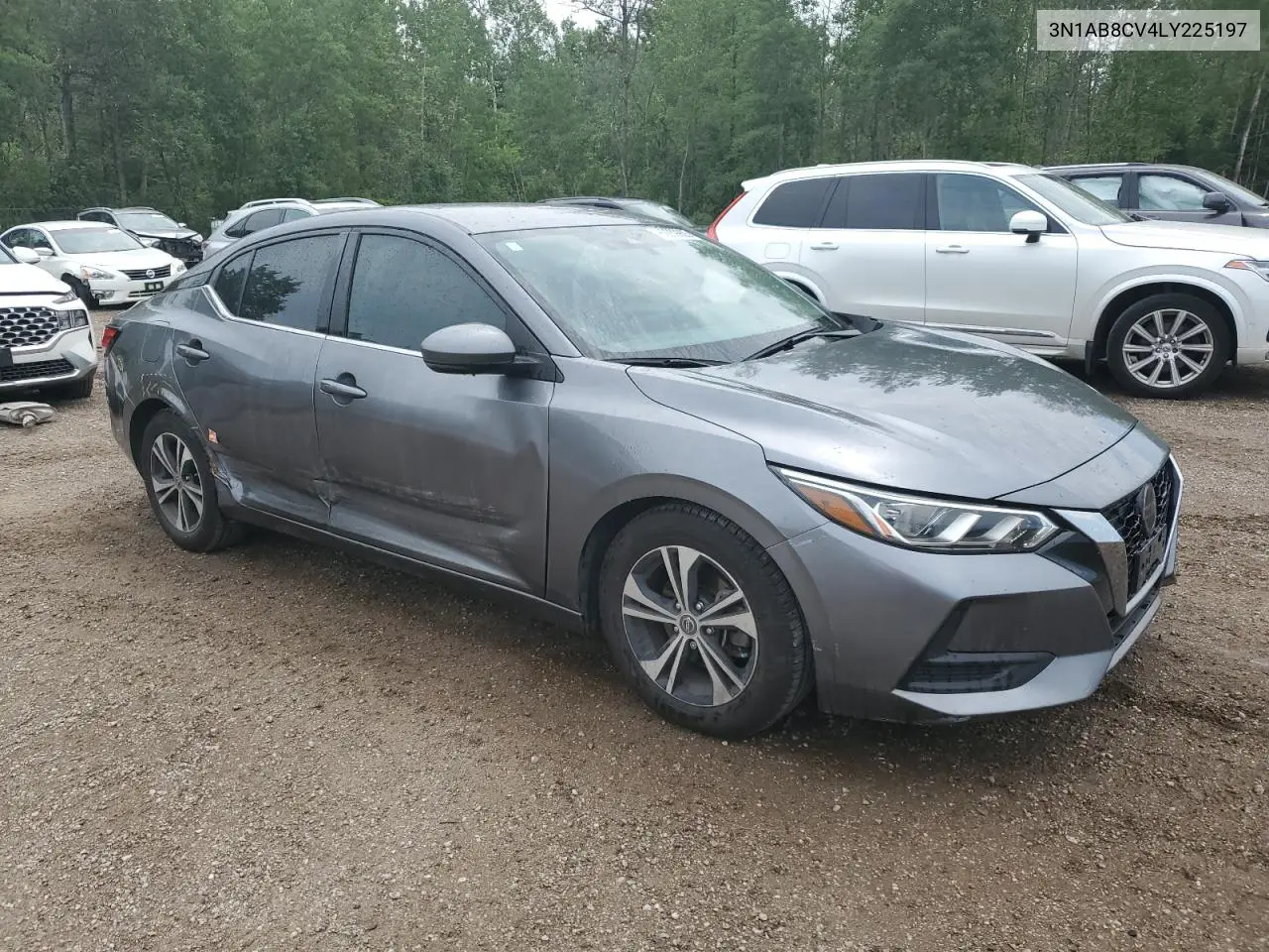 2020 Nissan Sentra Sv VIN: 3N1AB8CV4LY225197 Lot: 62289905
