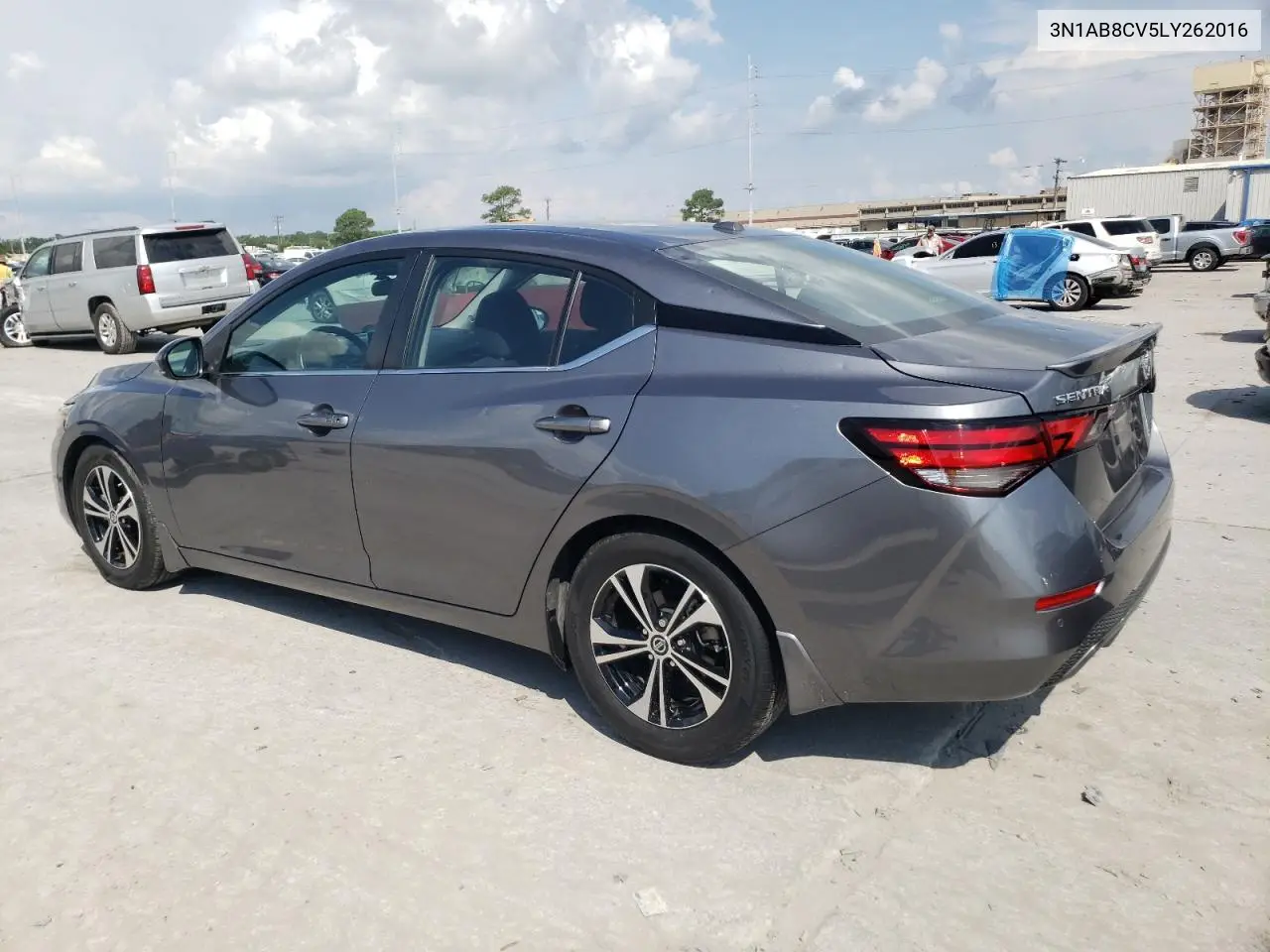 2020 Nissan Sentra Sv VIN: 3N1AB8CV5LY262016 Lot: 62387465