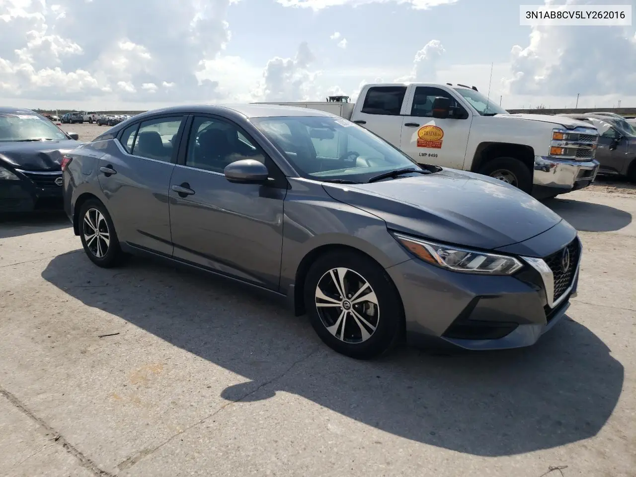 2020 Nissan Sentra Sv VIN: 3N1AB8CV5LY262016 Lot: 62387465