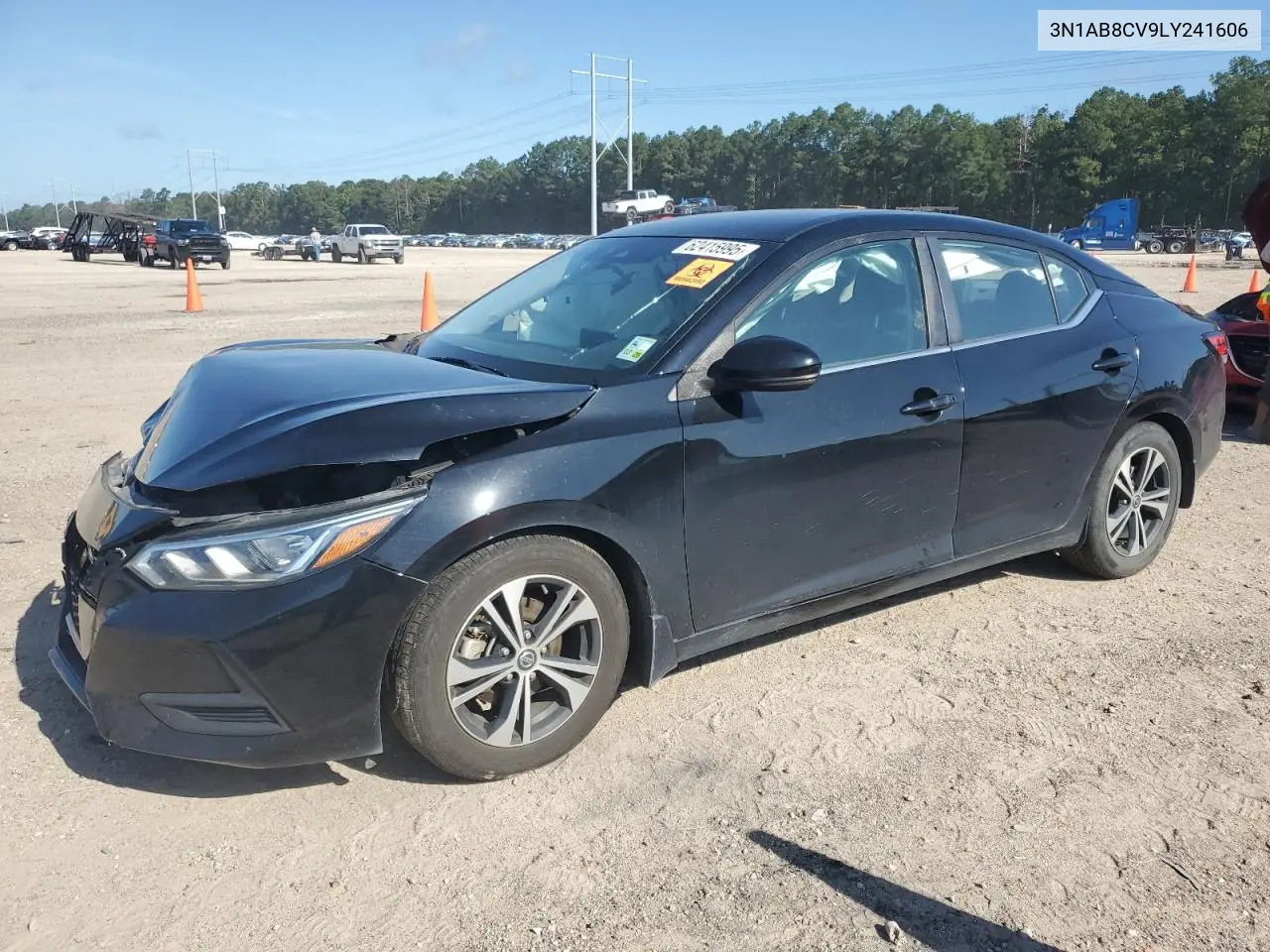 2020 Nissan Sentra Sv VIN: 3N1AB8CV9LY241606 Lot: 62415995