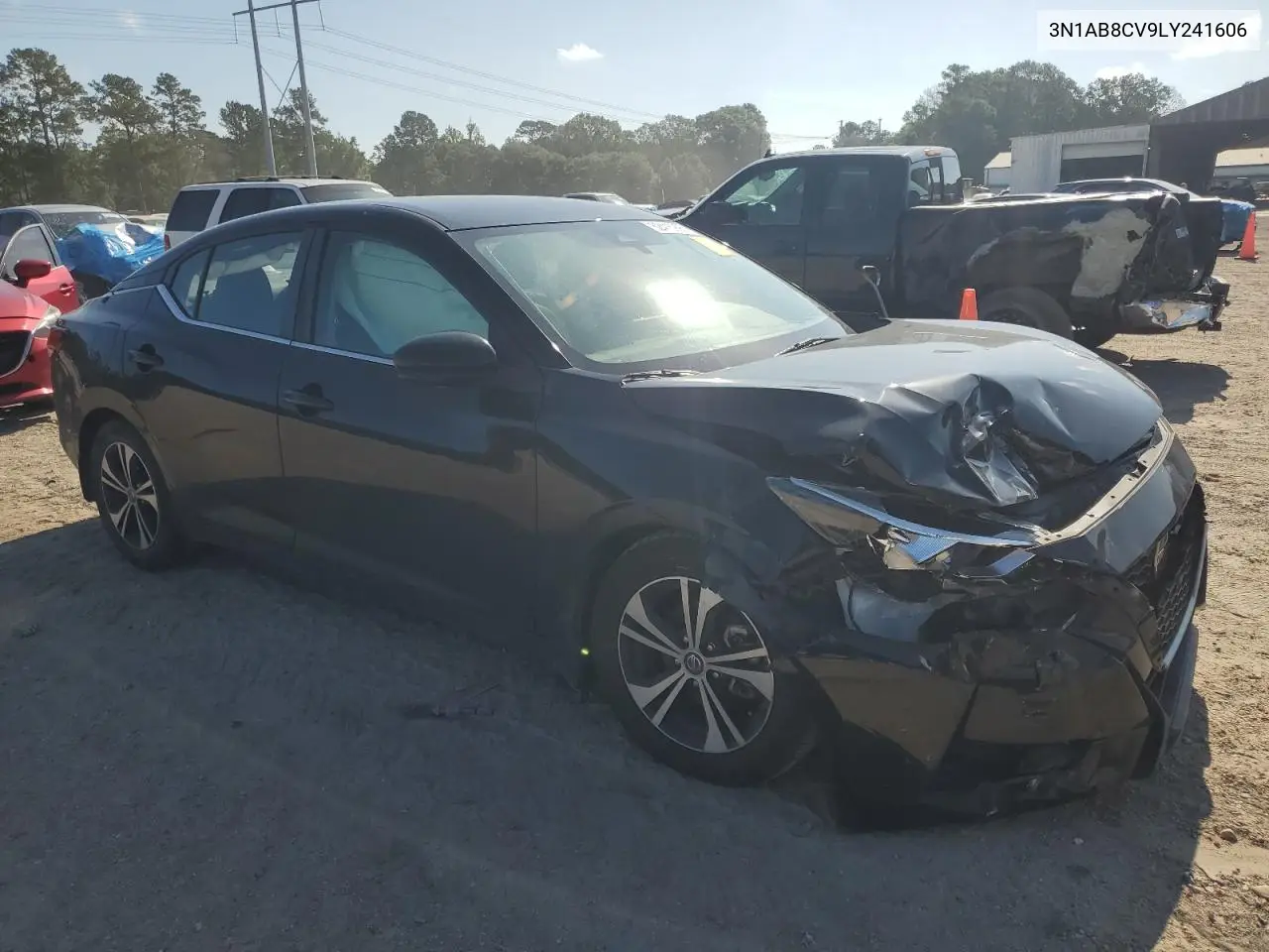 2020 Nissan Sentra Sv VIN: 3N1AB8CV9LY241606 Lot: 62415995