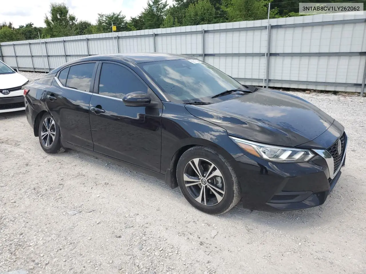 2020 Nissan Sentra Sv VIN: 3N1AB8CV1LY262062 Lot: 62517185