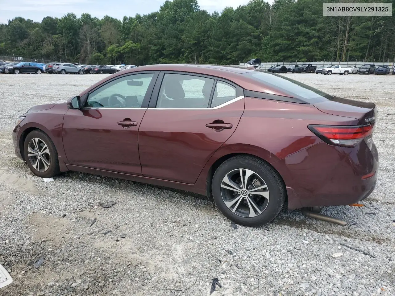 2020 Nissan Sentra Sv VIN: 3N1AB8CV9LY291325 Lot: 62533335