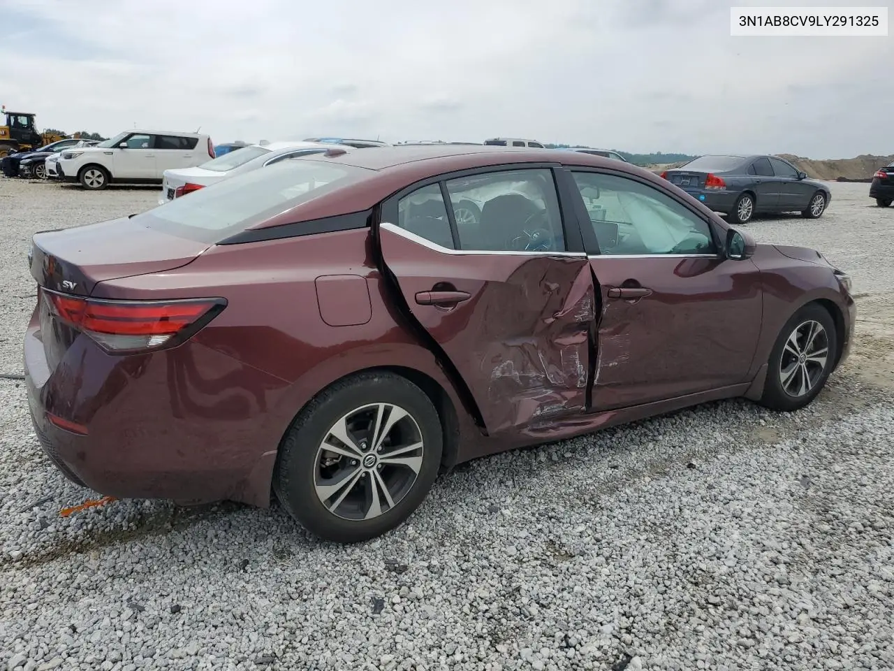 2020 Nissan Sentra Sv VIN: 3N1AB8CV9LY291325 Lot: 62533335