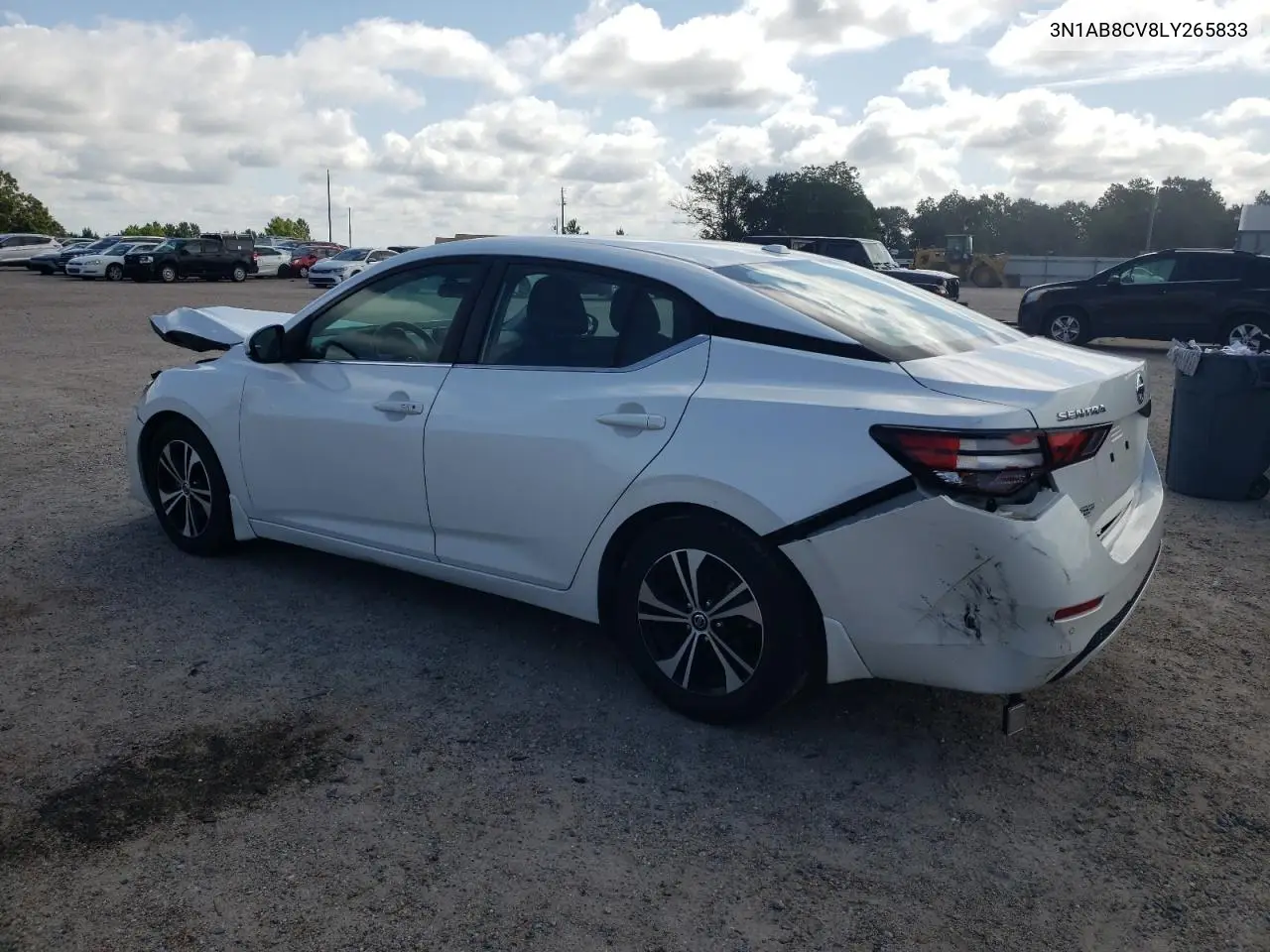 2020 Nissan Sentra Sv VIN: 3N1AB8CV8LY265833 Lot: 62533955