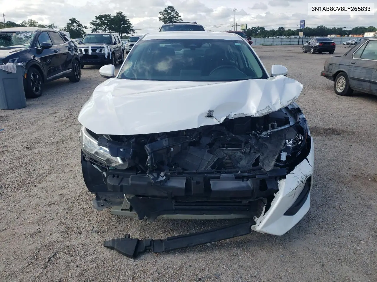 2020 Nissan Sentra Sv VIN: 3N1AB8CV8LY265833 Lot: 62533955