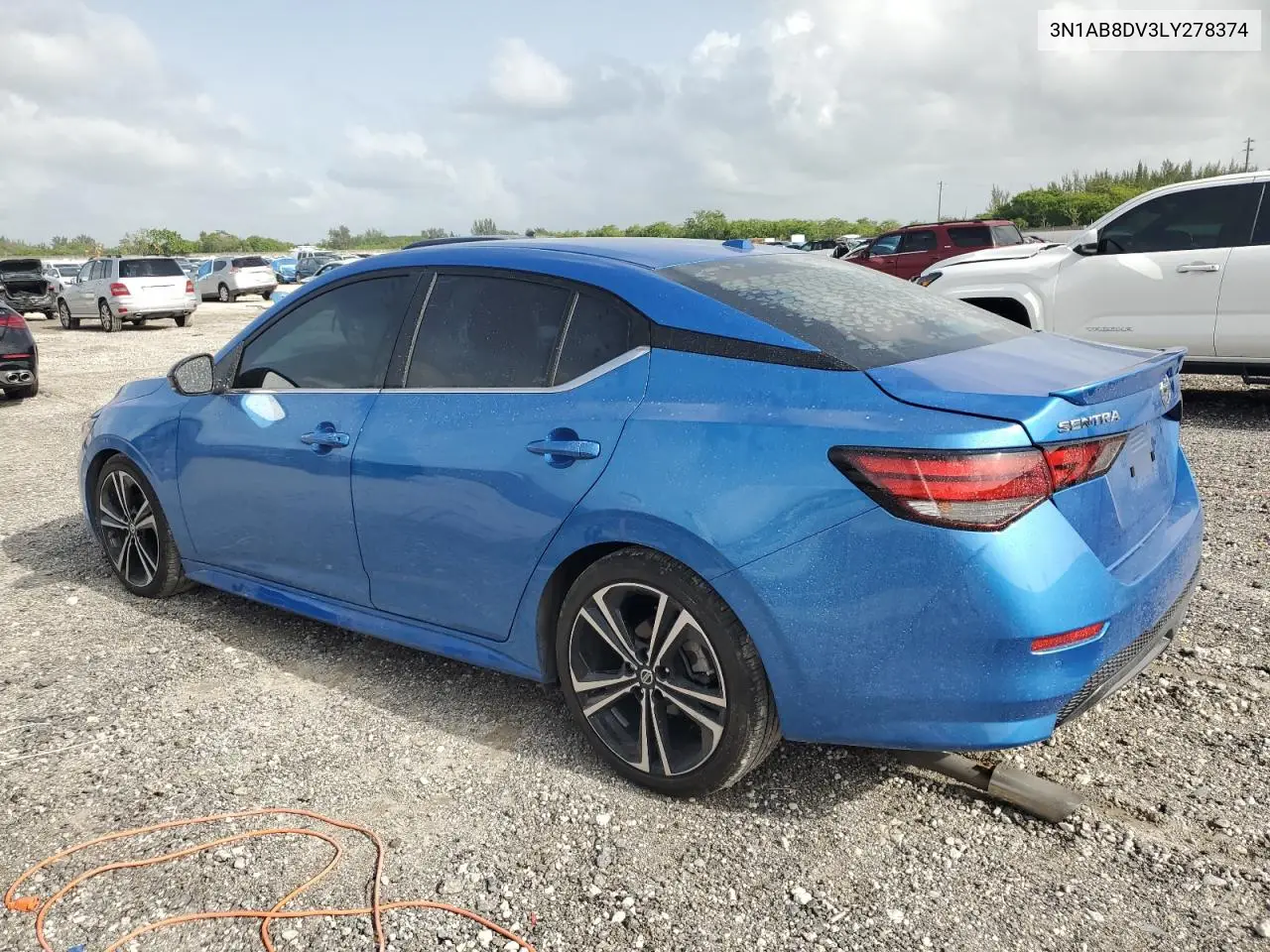 2020 Nissan Sentra Sr VIN: 3N1AB8DV3LY278374 Lot: 62579765
