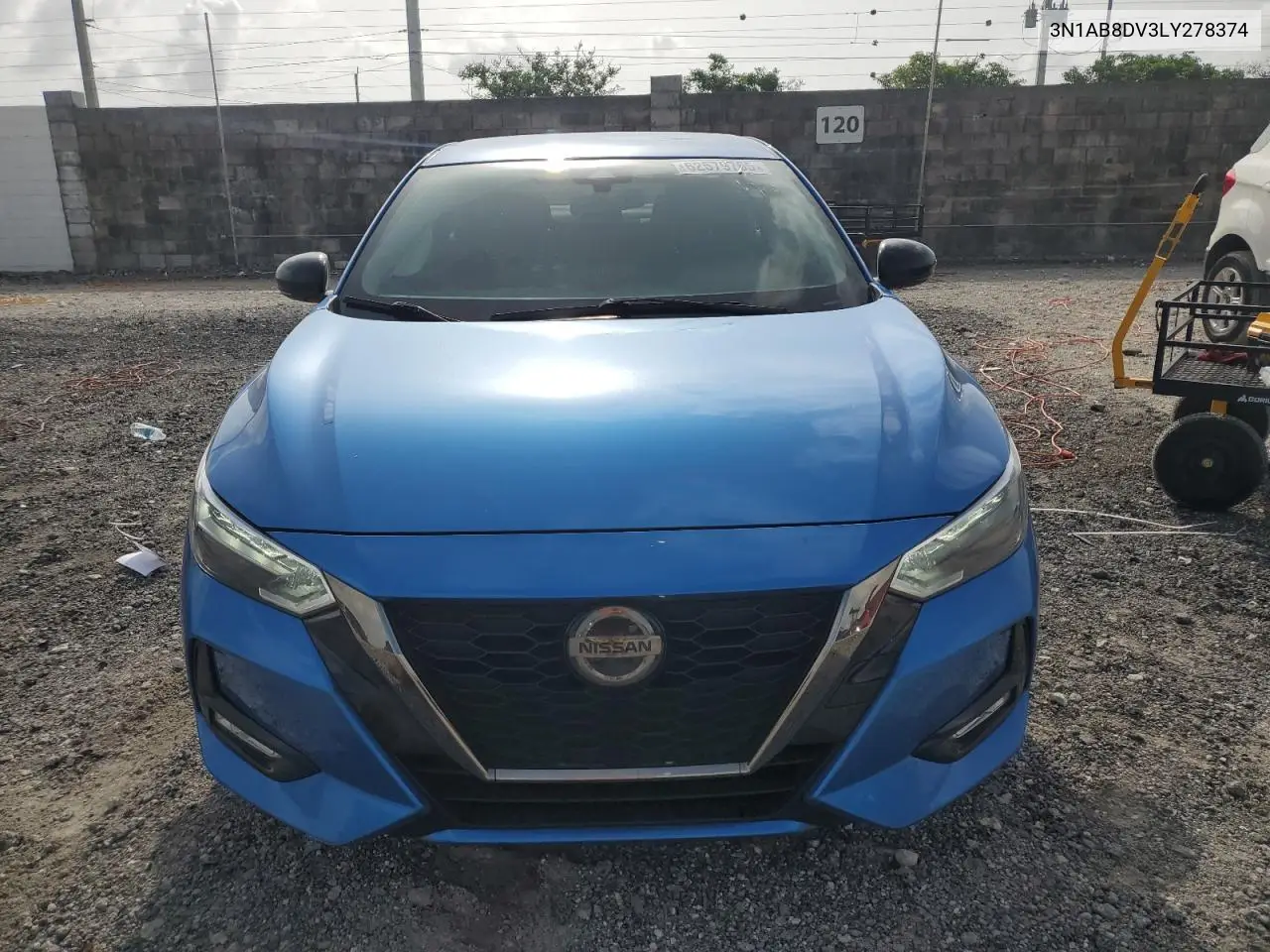 2020 Nissan Sentra Sr VIN: 3N1AB8DV3LY278374 Lot: 62579765