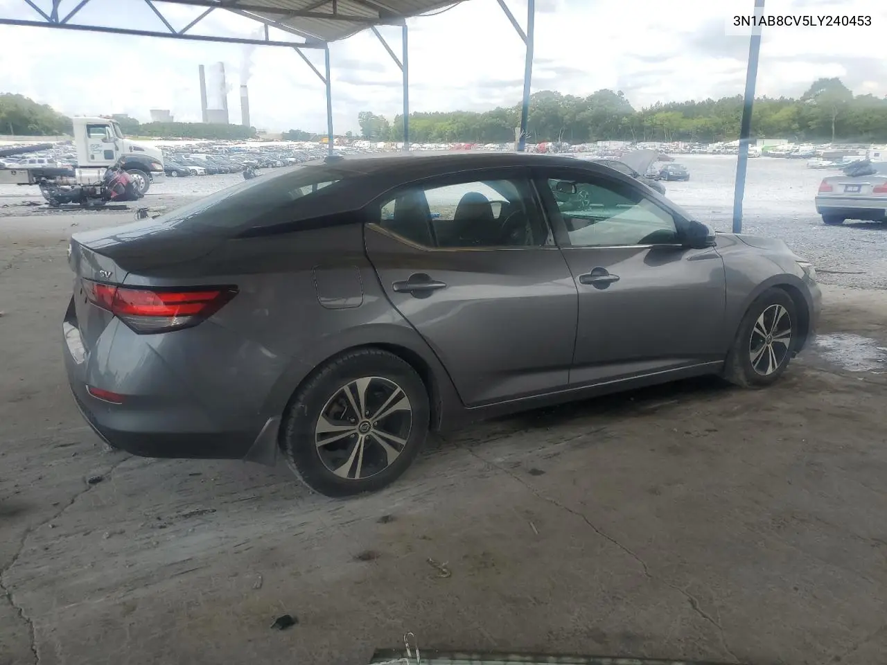 2020 Nissan Sentra Sv VIN: 3N1AB8CV5LY240453 Lot: 62636605