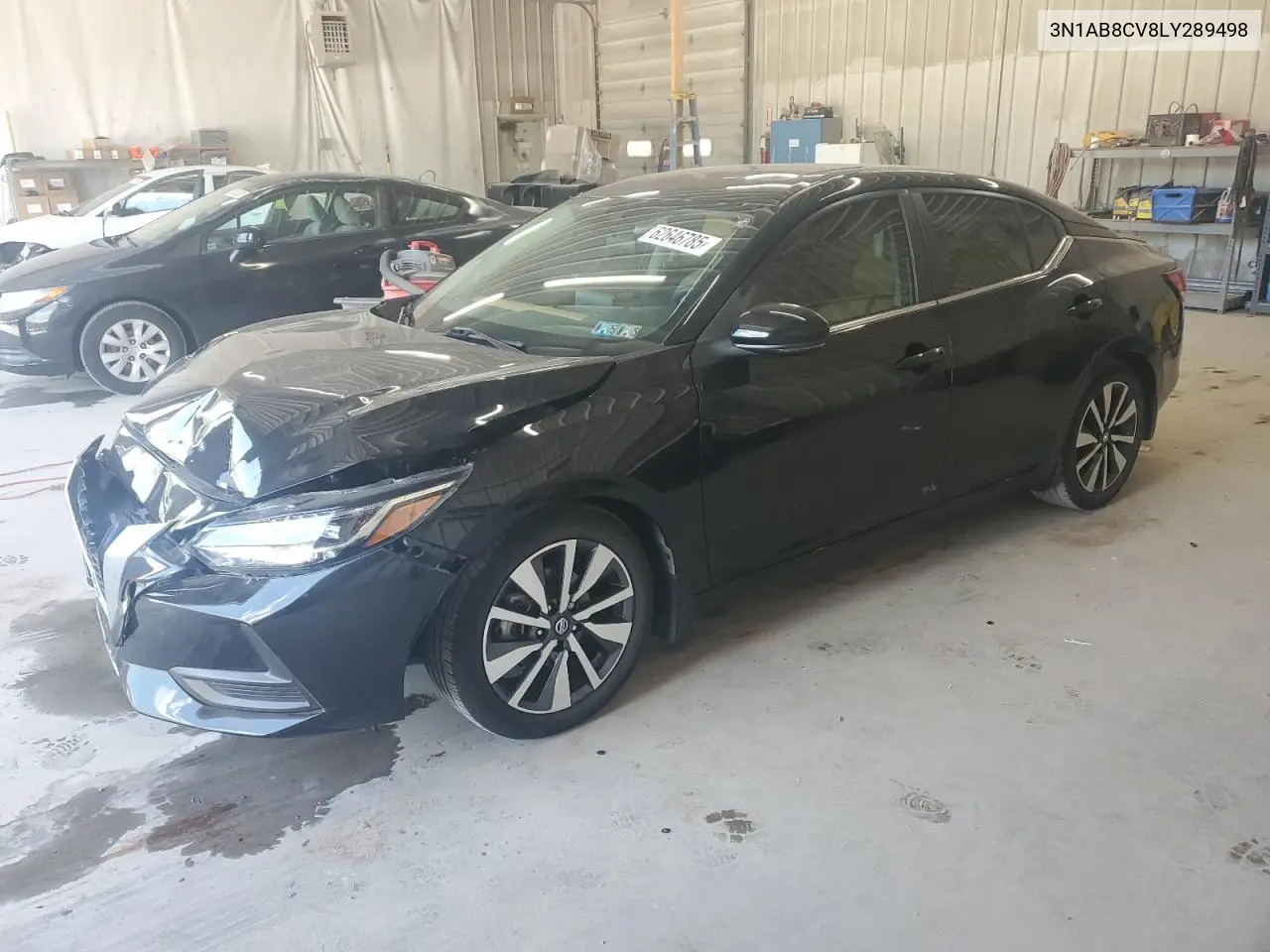 2020 Nissan Sentra Sv VIN: 3N1AB8CV8LY289498 Lot: 62646785
