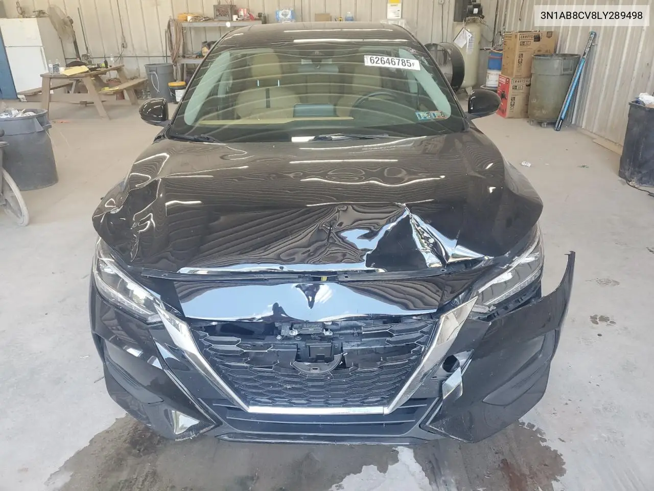 2020 Nissan Sentra Sv VIN: 3N1AB8CV8LY289498 Lot: 62646785
