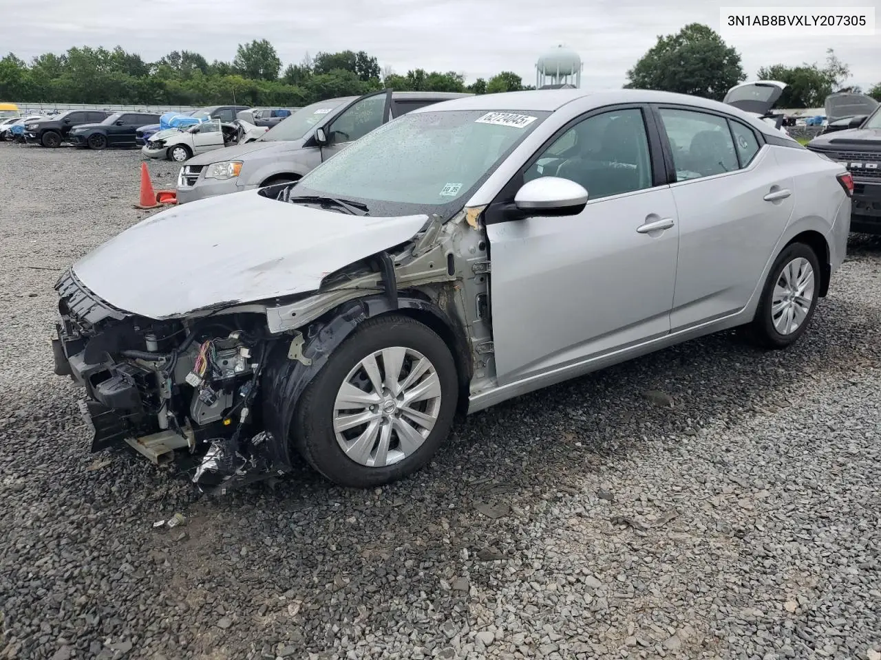 2020 Nissan Sentra S VIN: 3N1AB8BVXLY207305 Lot: 62724045