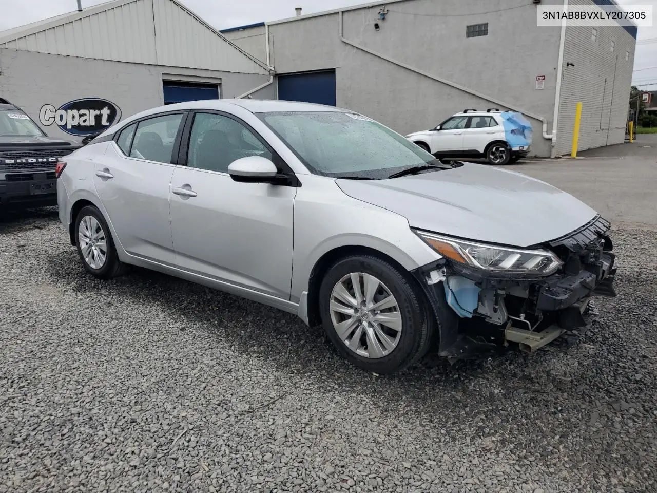 2020 Nissan Sentra S VIN: 3N1AB8BVXLY207305 Lot: 62724045