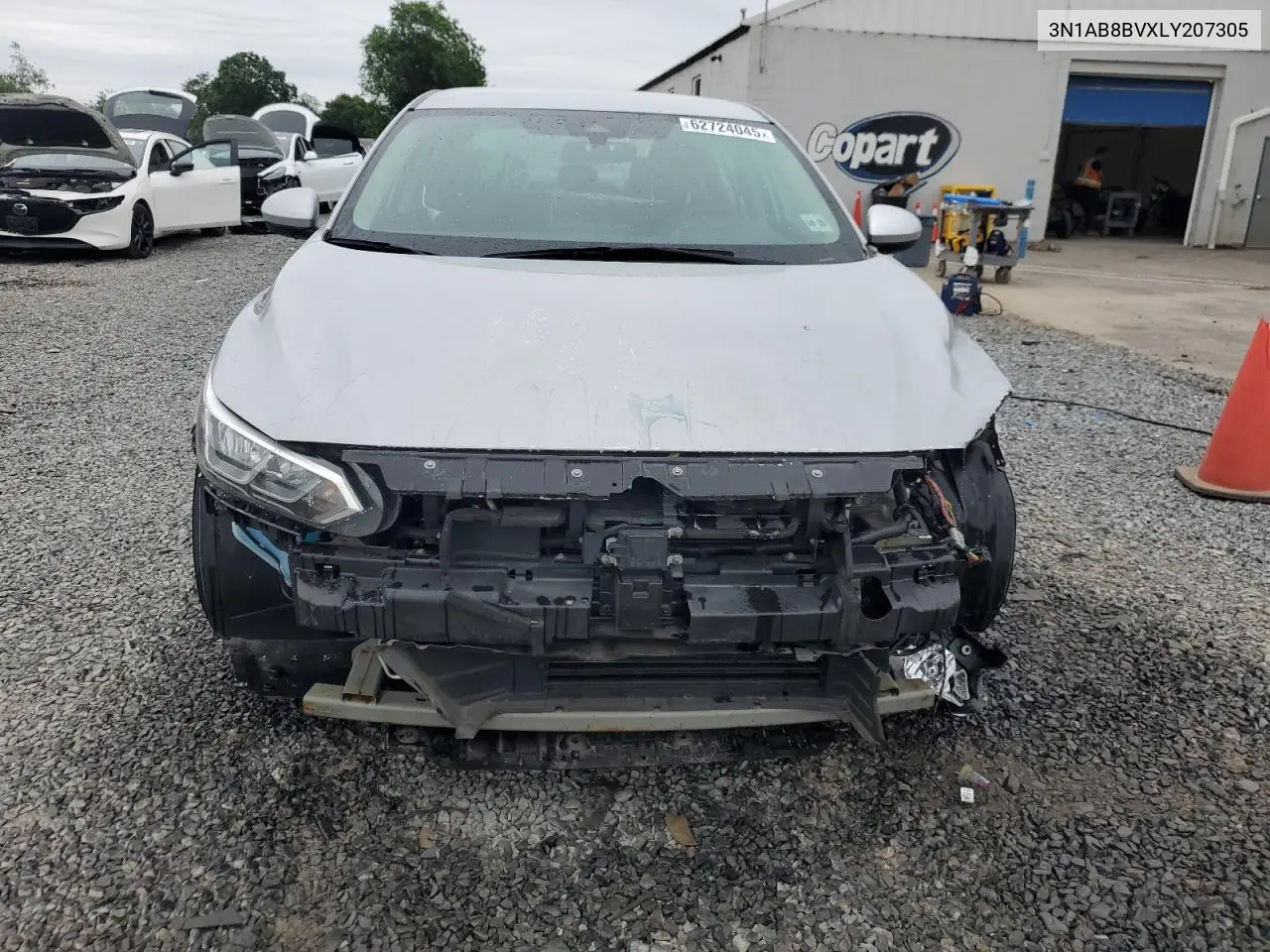2020 Nissan Sentra S VIN: 3N1AB8BVXLY207305 Lot: 62724045