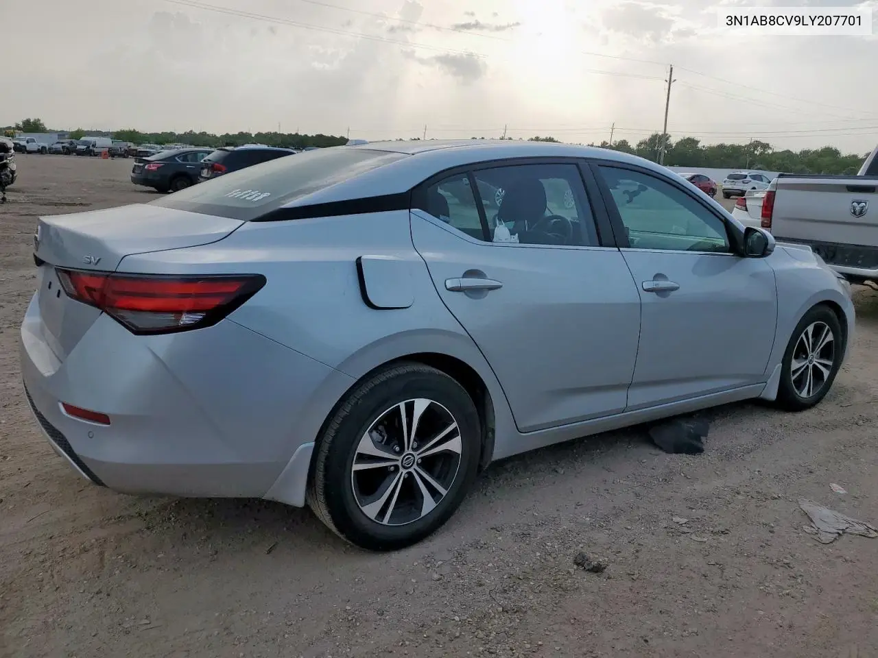 2020 Nissan Sentra Sv VIN: 3N1AB8CV9LY207701 Lot: 62730665