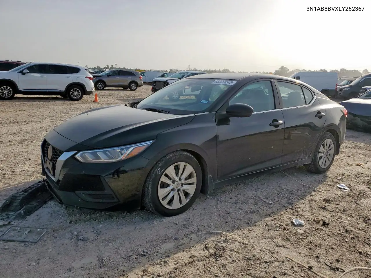 2020 Nissan Sentra S VIN: 3N1AB8BVXLY262367 Lot: 62903285
