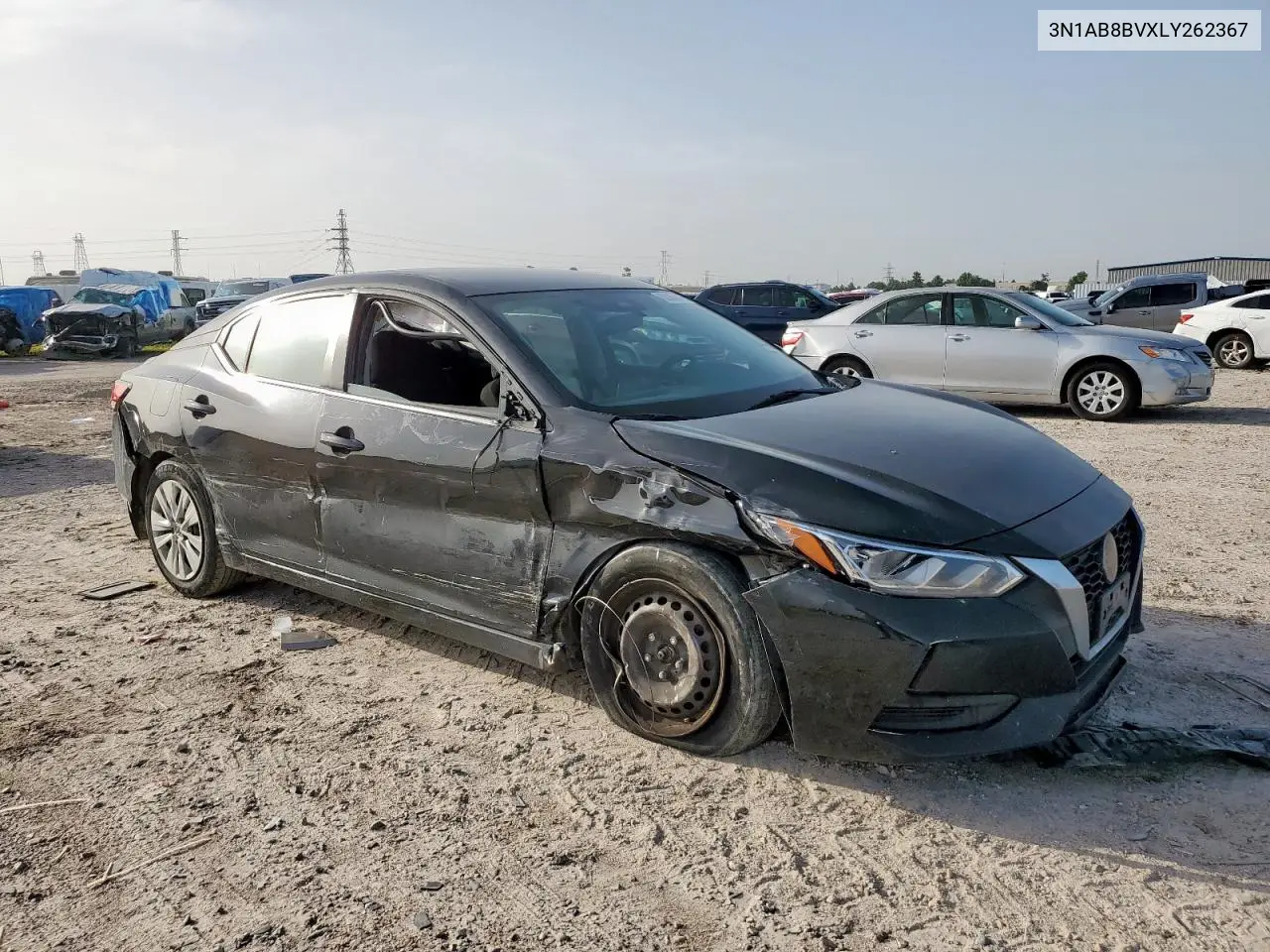 2020 Nissan Sentra S VIN: 3N1AB8BVXLY262367 Lot: 62903285