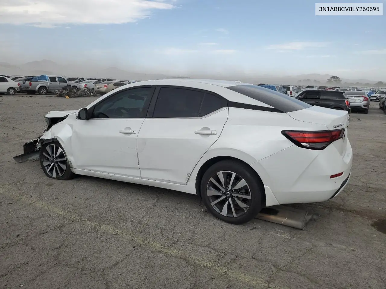 2020 Nissan Sentra Sv VIN: 3N1AB8CV8LY260695 Lot: 63433935