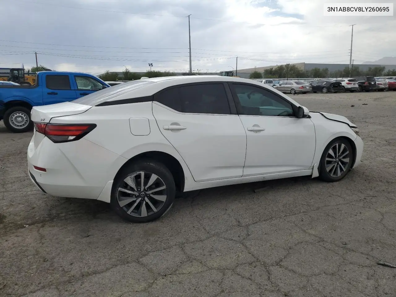 2020 Nissan Sentra Sv VIN: 3N1AB8CV8LY260695 Lot: 63433935