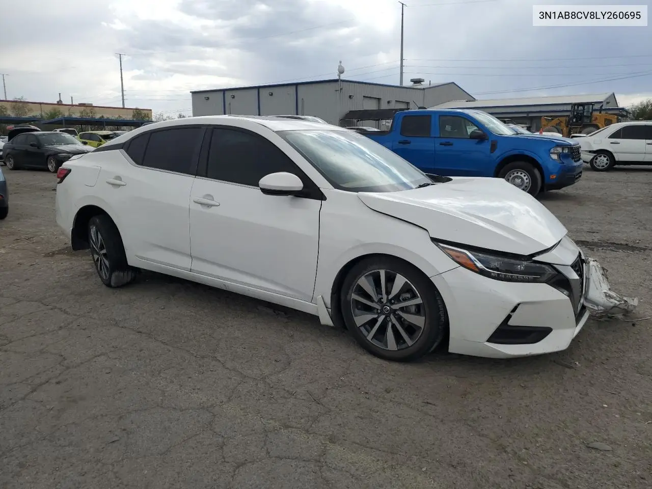 2020 Nissan Sentra Sv VIN: 3N1AB8CV8LY260695 Lot: 63433935