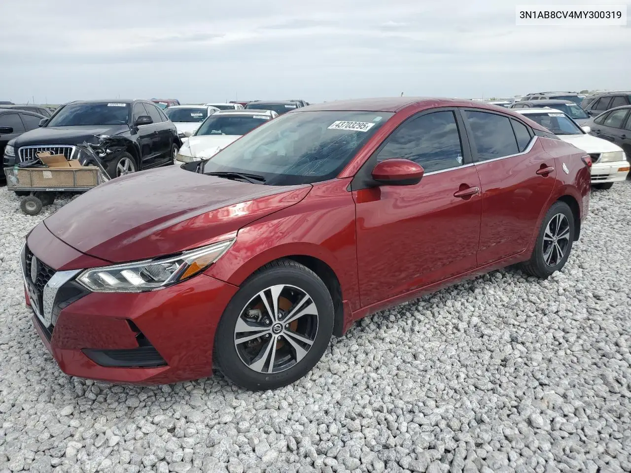 2021 Nissan Sentra Sv VIN: 3N1AB8CV4MY300319 Lot: 43703295