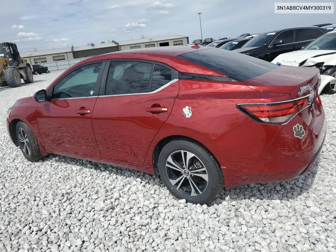 2021 Nissan Sentra Sv VIN: 3N1AB8CV4MY300319 Lot: 43703295