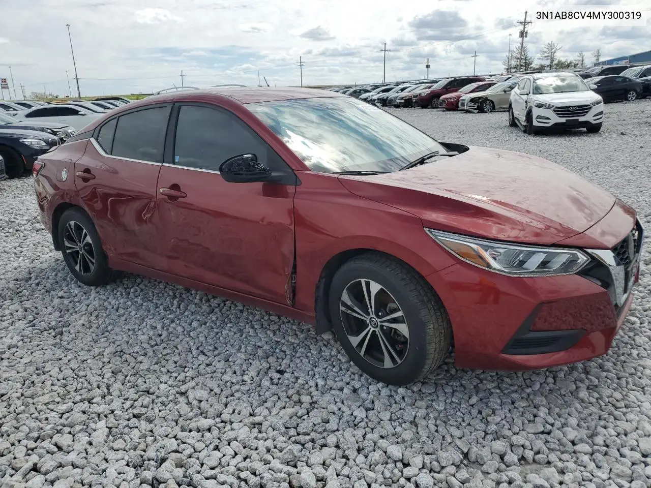 2021 Nissan Sentra Sv VIN: 3N1AB8CV4MY300319 Lot: 43703295