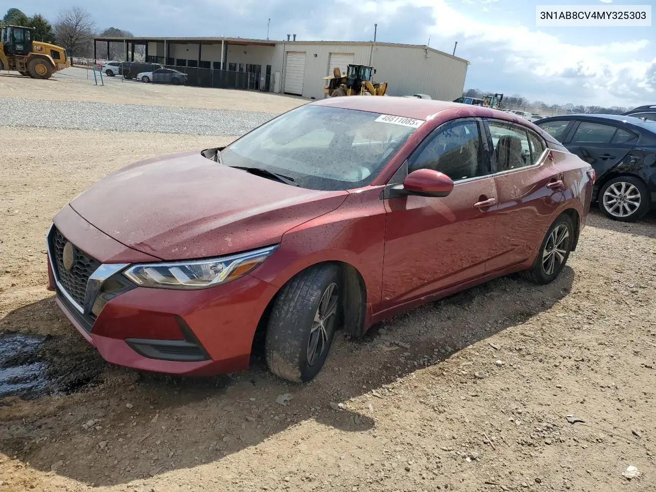 2021 Nissan Sentra Sv VIN: 3N1AB8CV4MY325303 Lot: 48811085