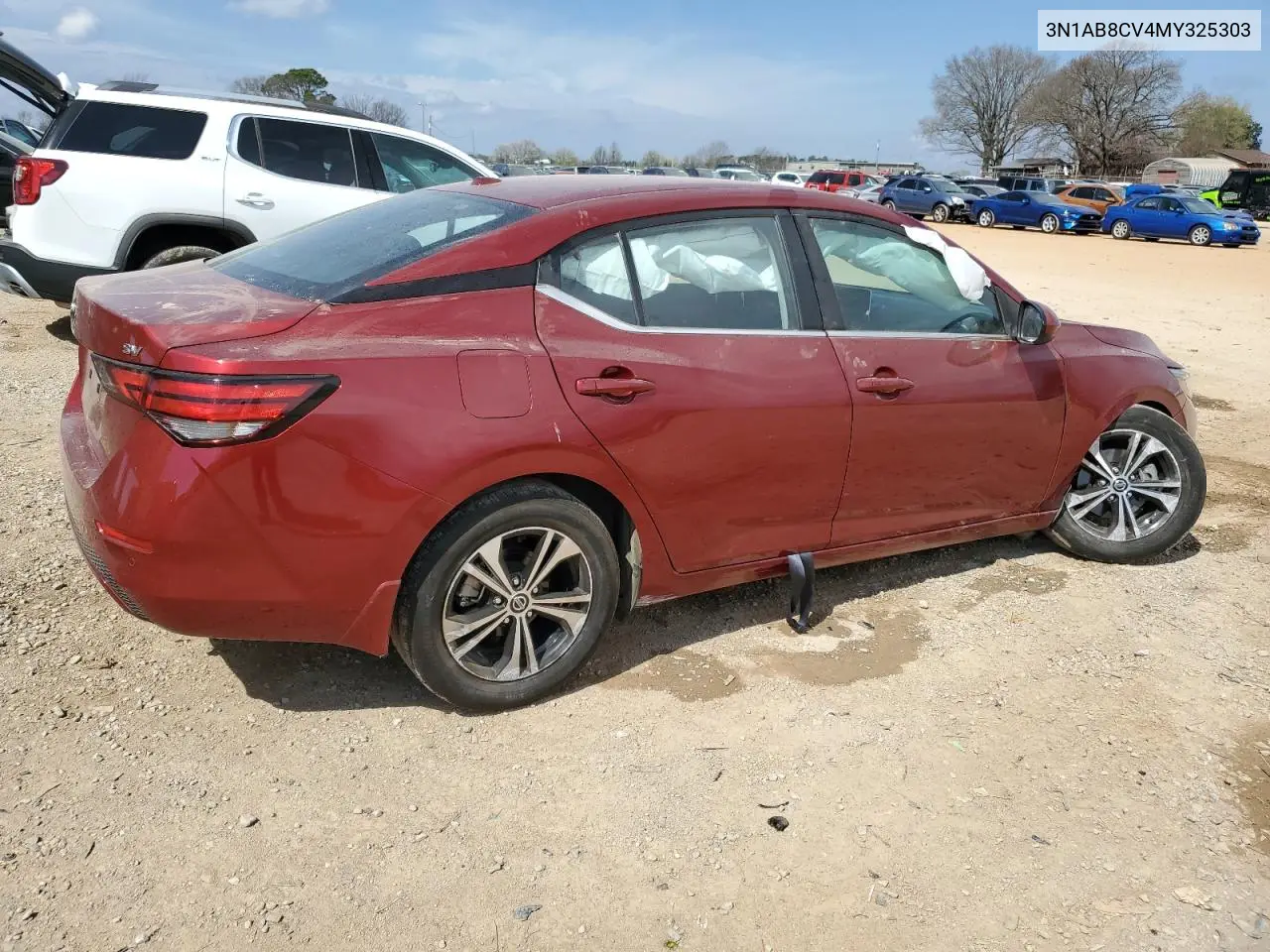 2021 Nissan Sentra Sv VIN: 3N1AB8CV4MY325303 Lot: 48811085