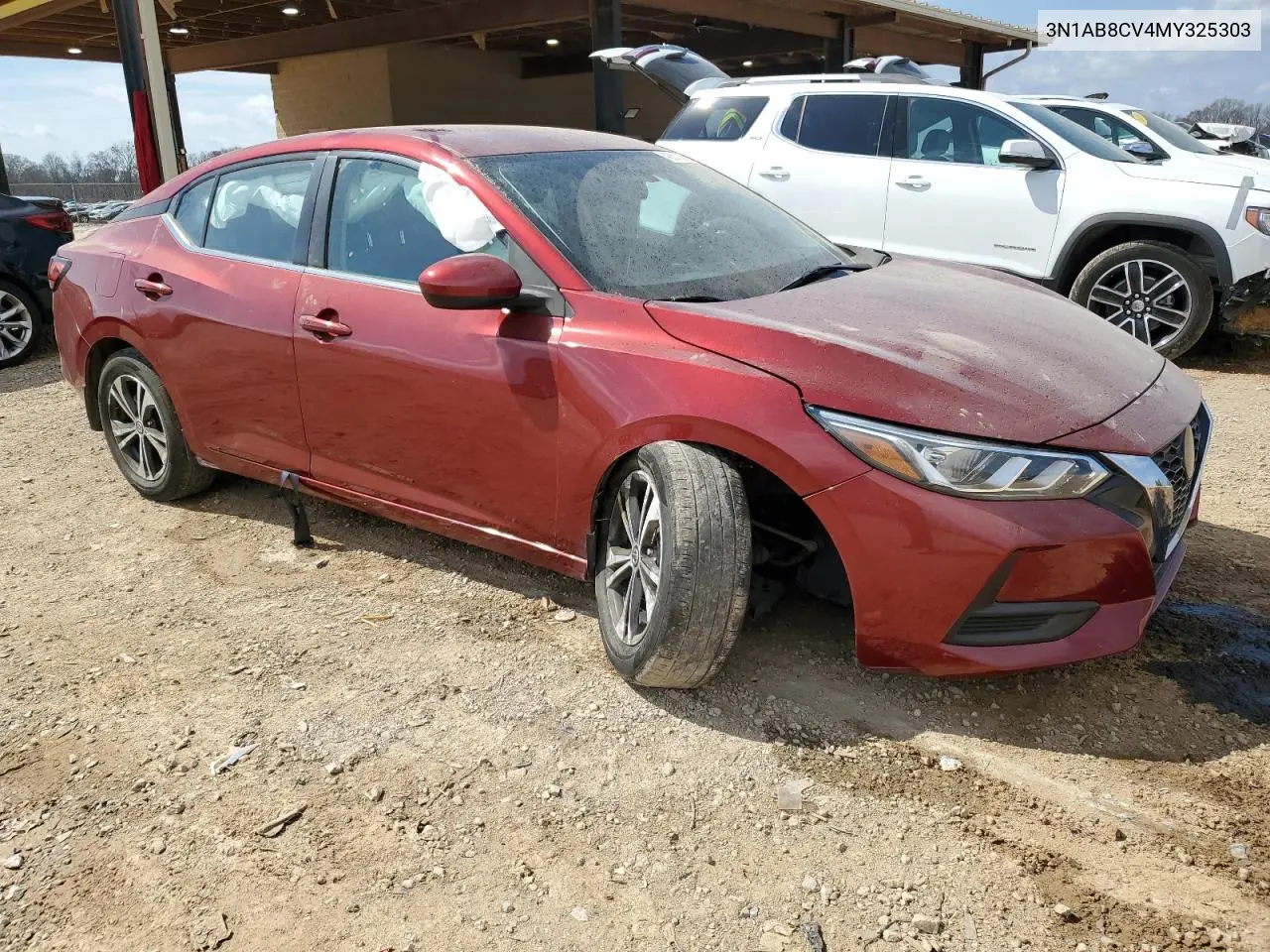 2021 Nissan Sentra Sv VIN: 3N1AB8CV4MY325303 Lot: 48811085