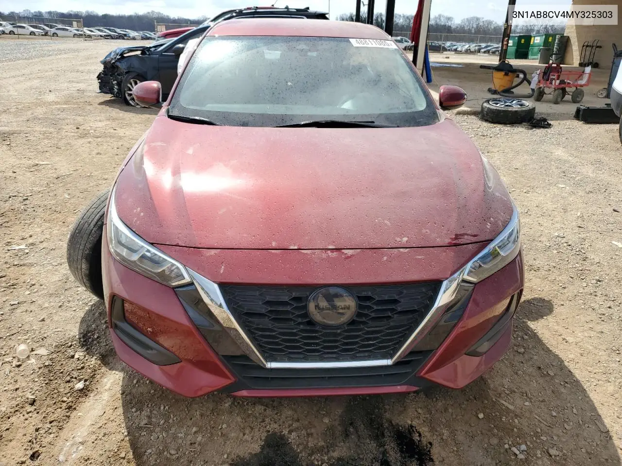 2021 Nissan Sentra Sv VIN: 3N1AB8CV4MY325303 Lot: 48811085