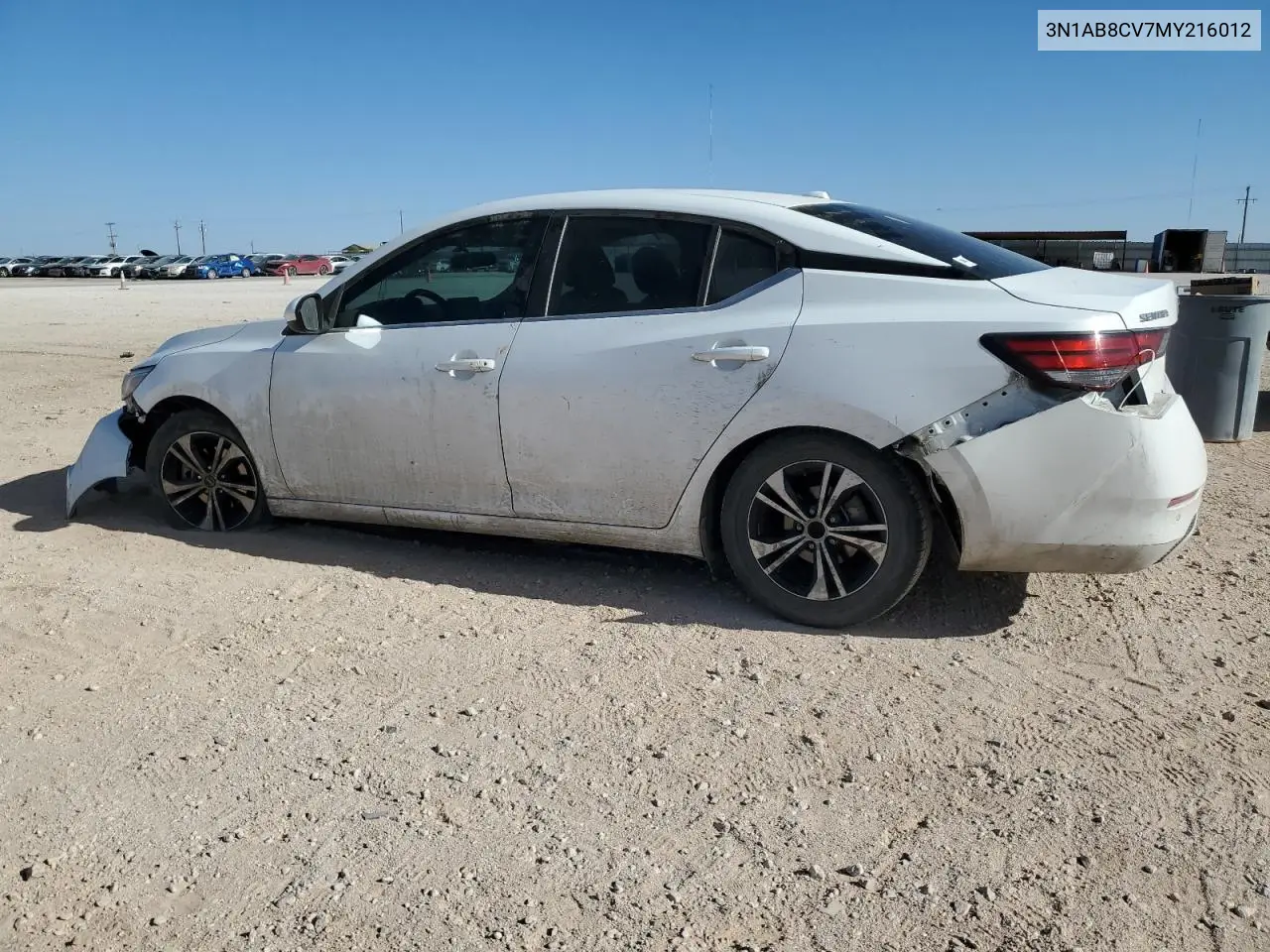 2021 Nissan Sentra Sv VIN: 3N1AB8CV7MY216012 Lot: 50427495