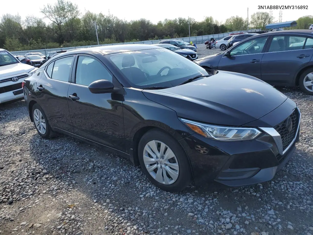2021 Nissan Sentra S VIN: 3N1AB8BV2MY316892 Lot: 51649005