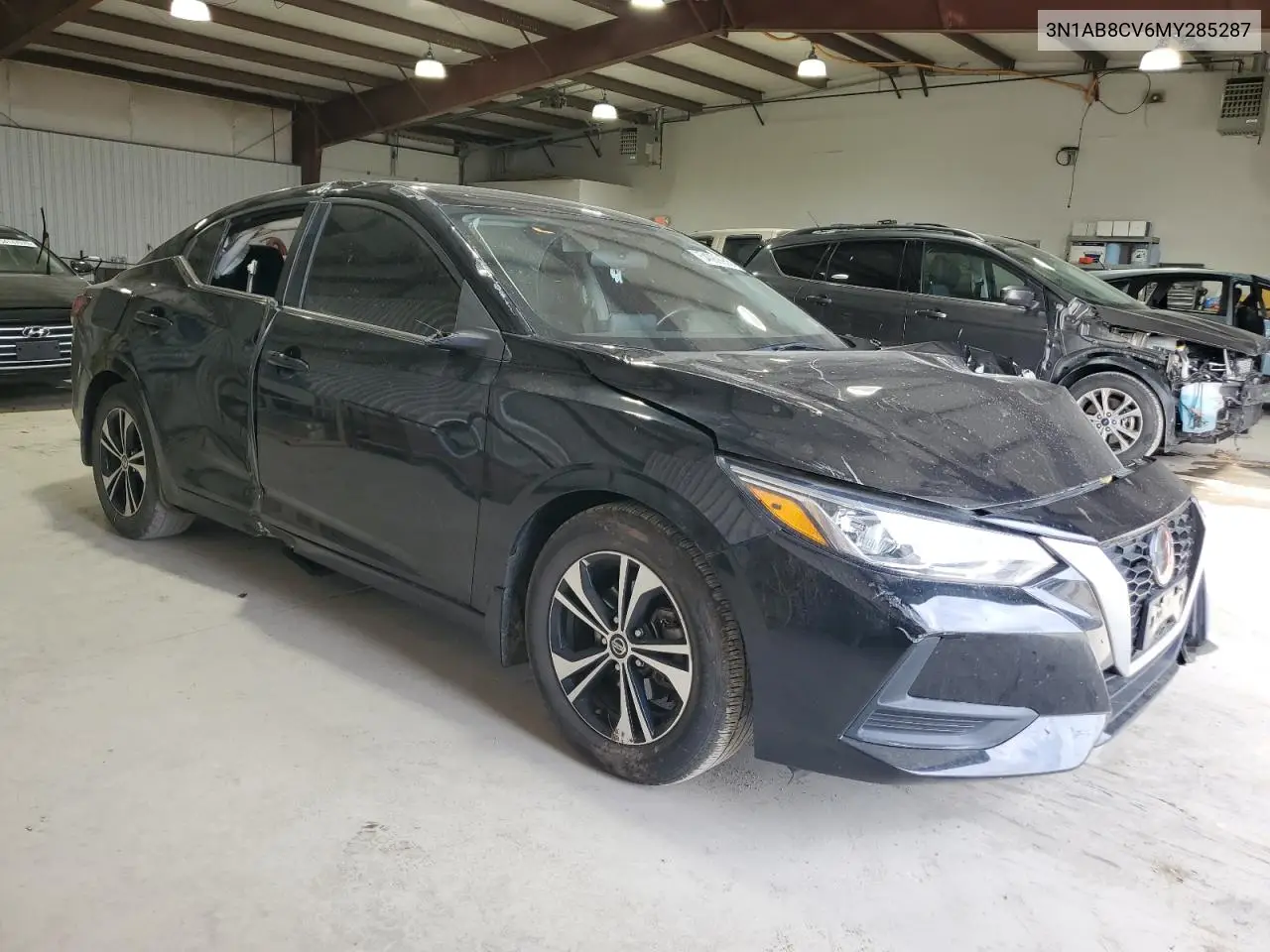 2021 Nissan Sentra Sv VIN: 3N1AB8CV6MY285287 Lot: 54089955