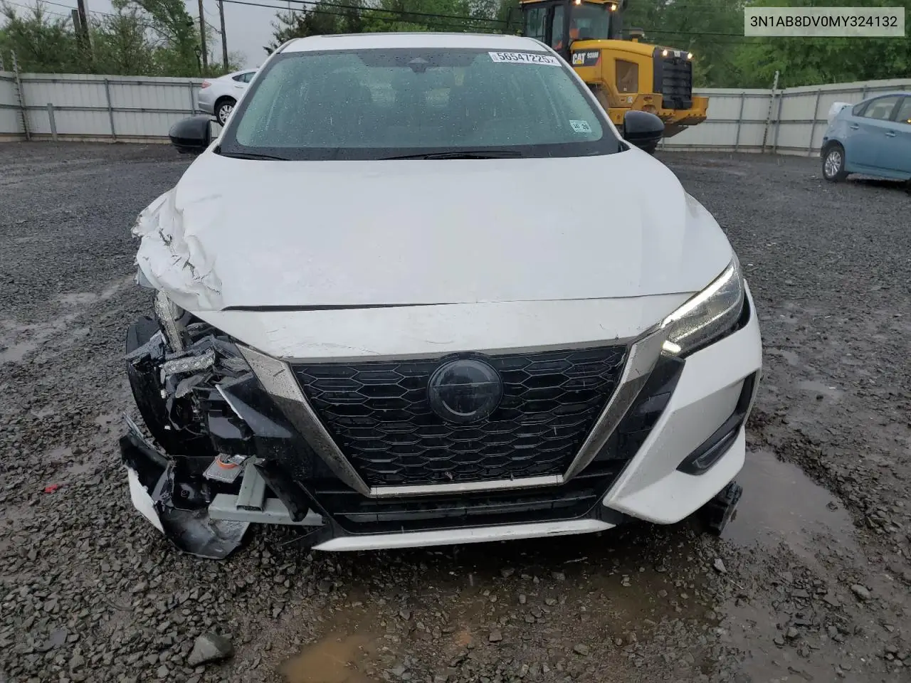 2021 Nissan Sentra Sr VIN: 3N1AB8DV0MY324132 Lot: 56547225