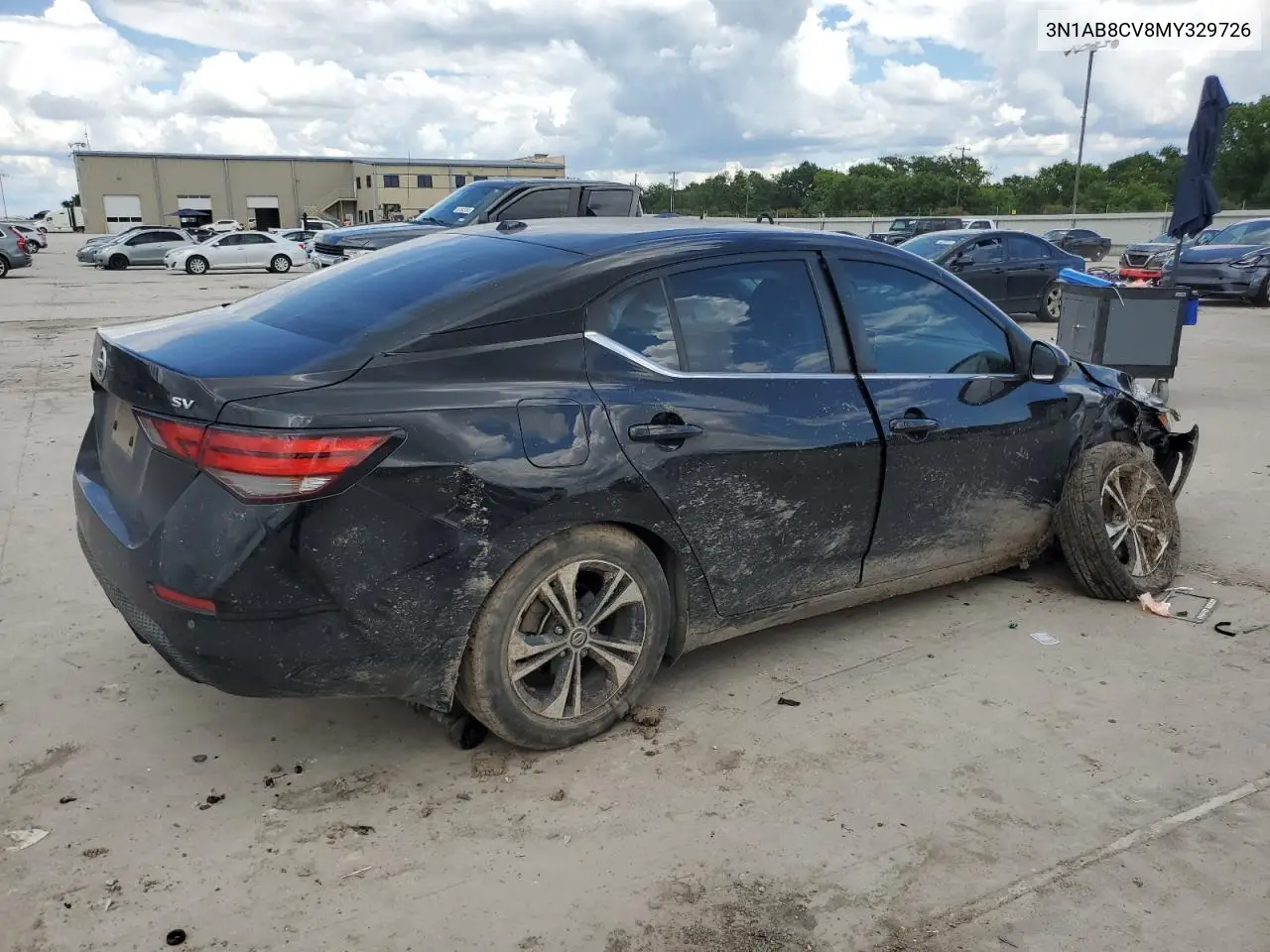 2021 Nissan Sentra Sv VIN: 3N1AB8CV8MY329726 Lot: 56601225