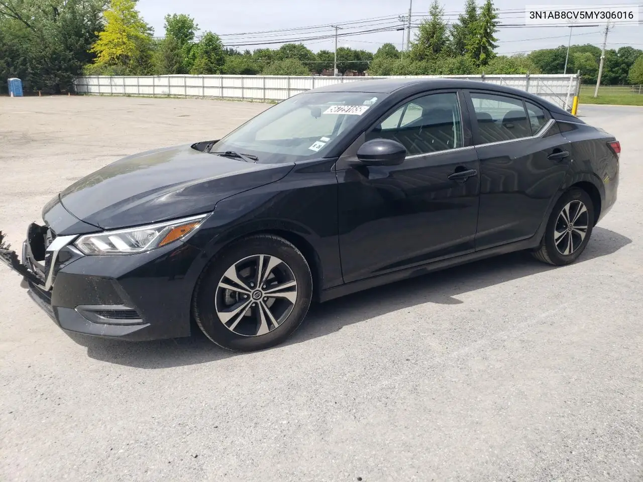2021 Nissan Sentra Sv VIN: 3N1AB8CV5MY306016 Lot: 56729165