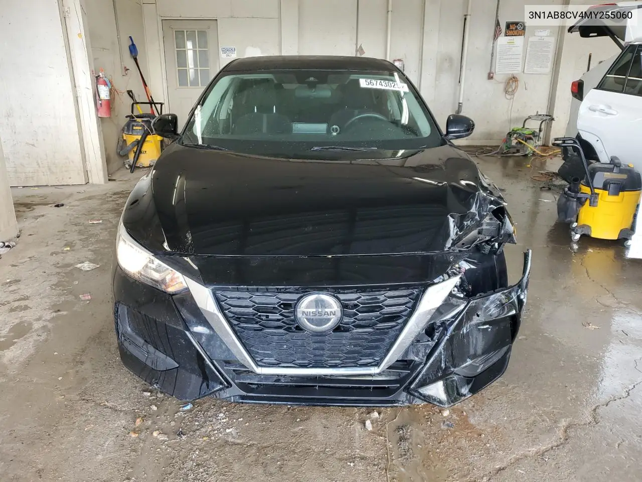 2021 Nissan Sentra Sv VIN: 3N1AB8CV4MY255060 Lot: 56743025