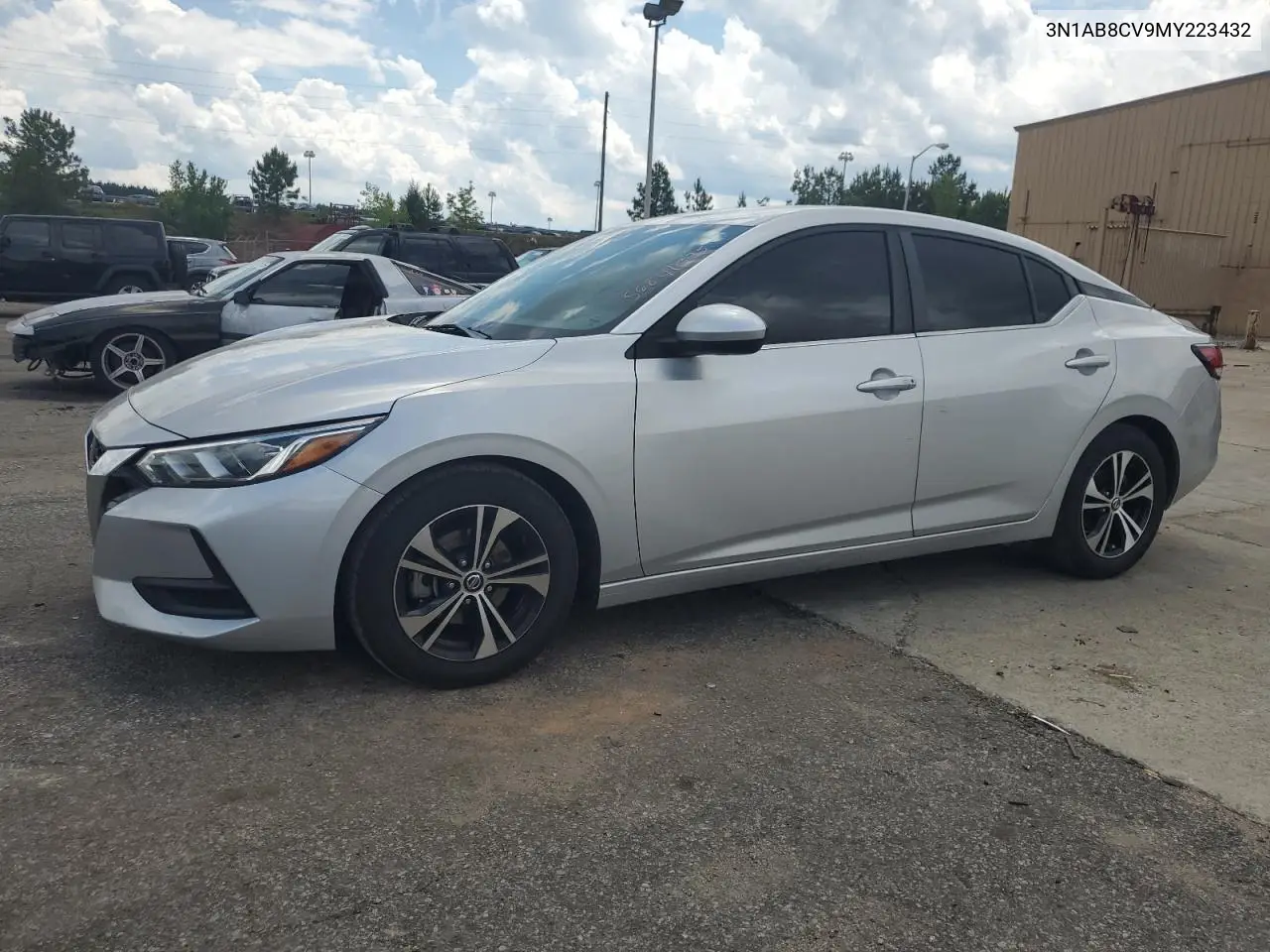 2021 Nissan Sentra Sv VIN: 3N1AB8CV9MY223432 Lot: 56841635