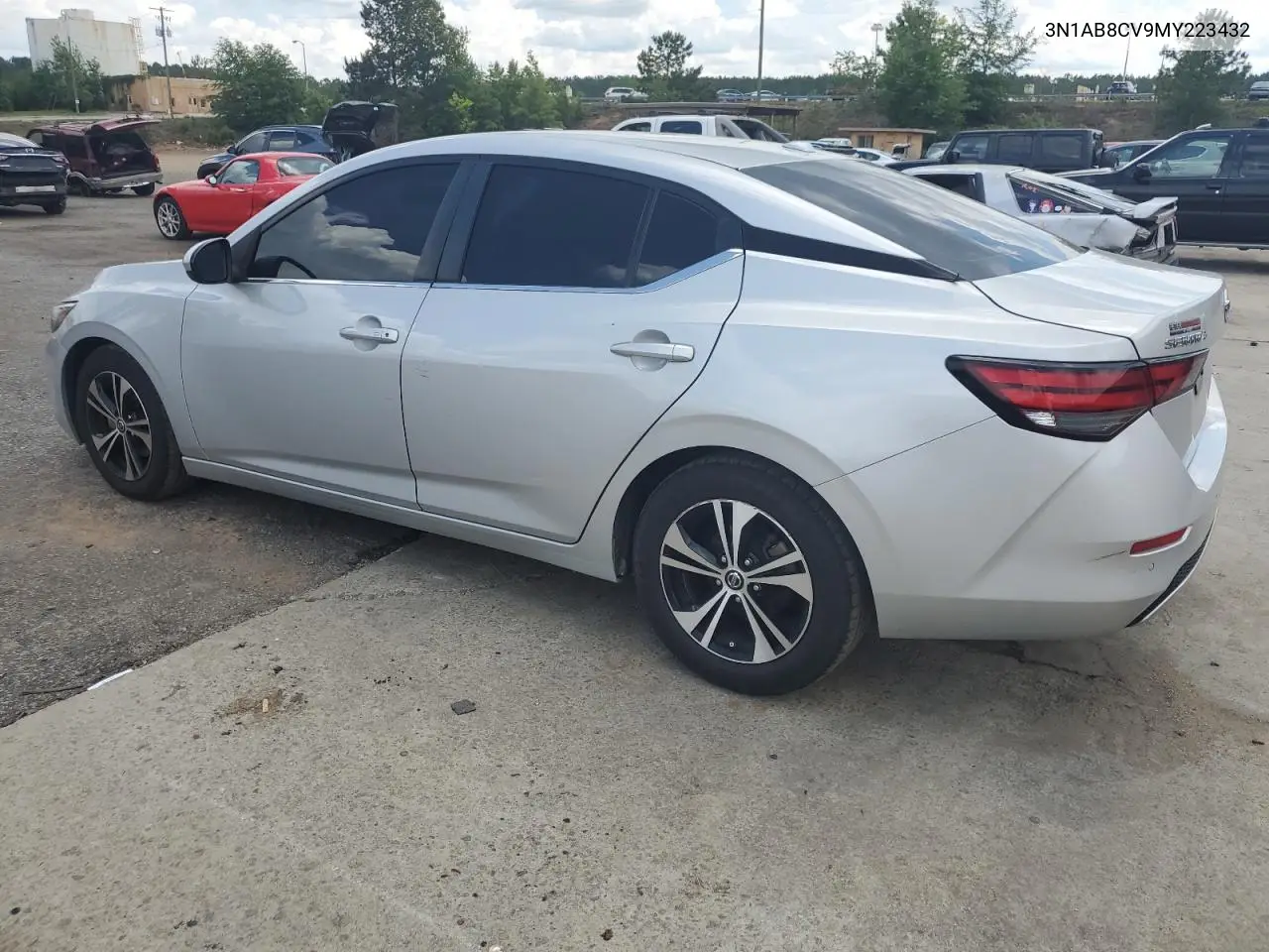 2021 Nissan Sentra Sv VIN: 3N1AB8CV9MY223432 Lot: 56841635