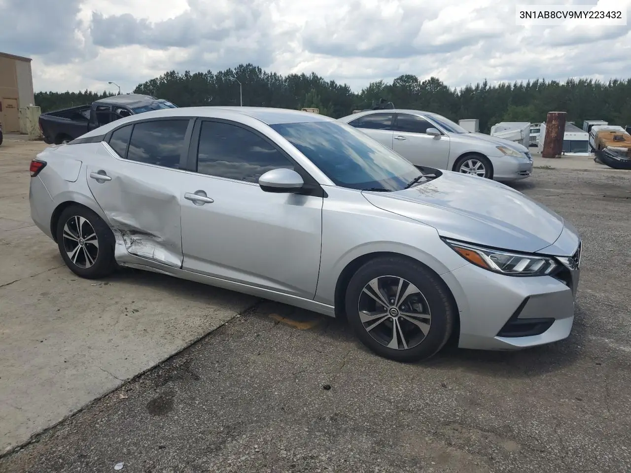 2021 Nissan Sentra Sv VIN: 3N1AB8CV9MY223432 Lot: 56841635