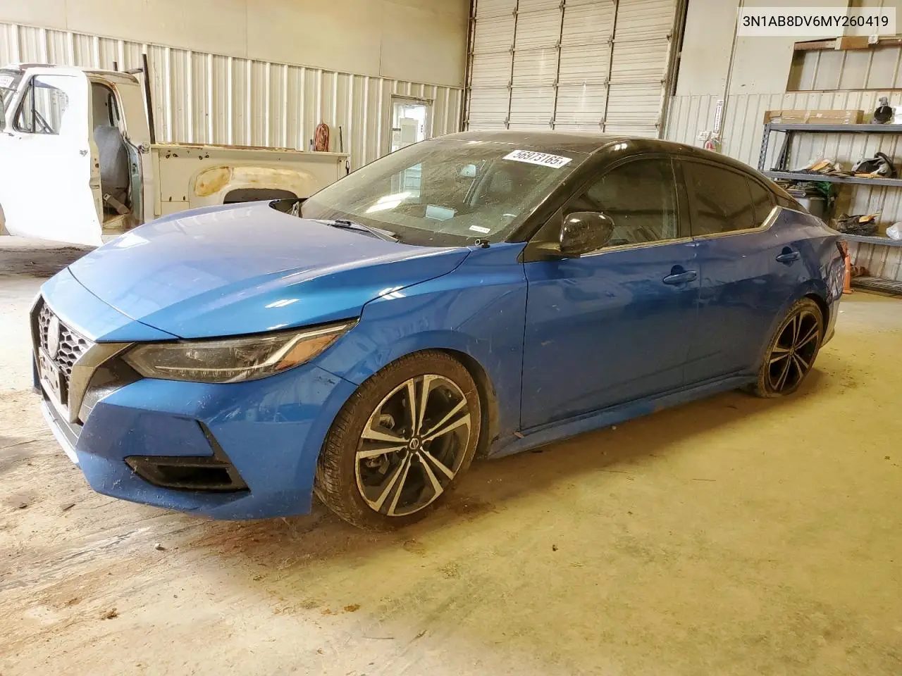 2021 Nissan Sentra Sr VIN: 3N1AB8DV6MY260419 Lot: 56973165