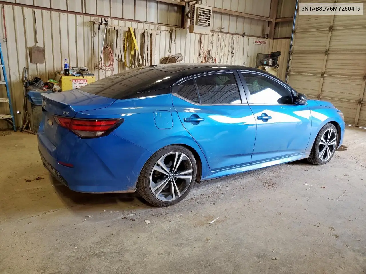 2021 Nissan Sentra Sr VIN: 3N1AB8DV6MY260419 Lot: 56973165