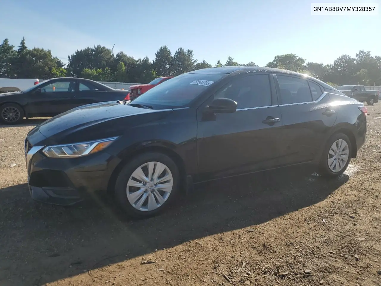 2021 Nissan Sentra S VIN: 3N1AB8BV7MY328357 Lot: 58542805
