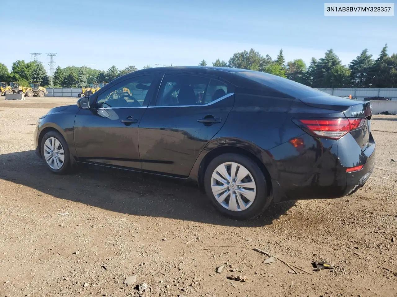 2021 Nissan Sentra S VIN: 3N1AB8BV7MY328357 Lot: 58542805